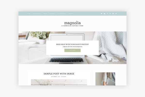 Download Magnolia - Theme for Lifestyle Blogs