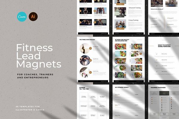 Download Fitness Lead Magnet Templates