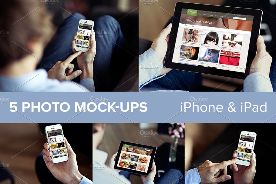 Download iPhone & iPad PSD mockups