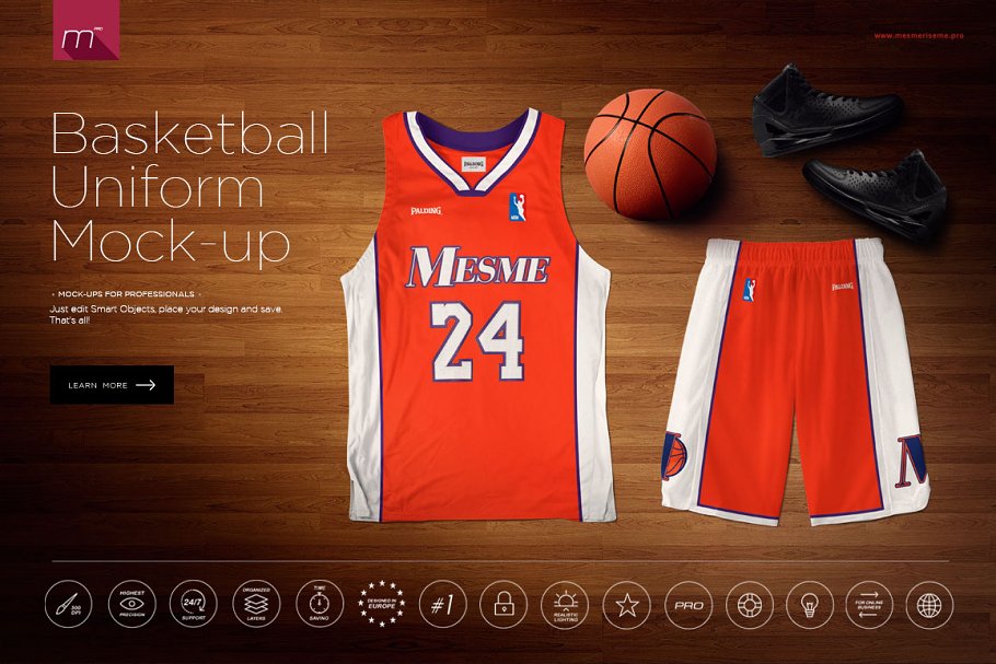 Download Basketball Uniform Mock-up