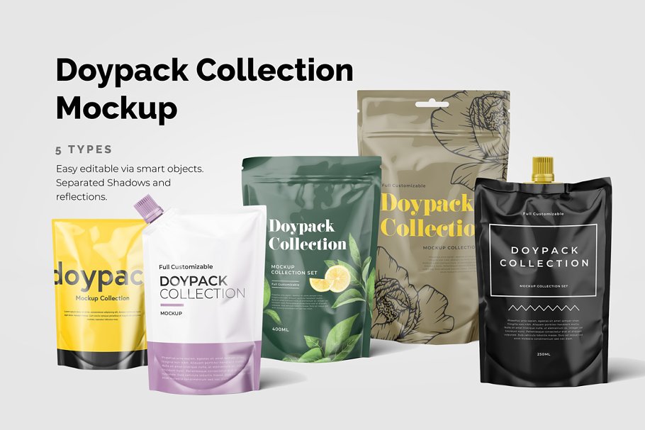 Download Doypack Mockup Collection