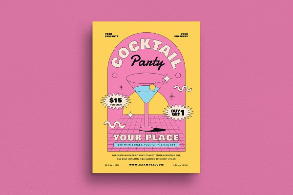 Download Summer Cocktail Party Flyer