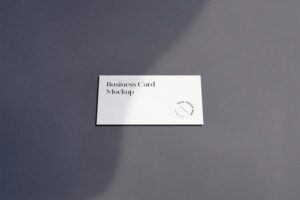 Download Elegant Business Card Mockup