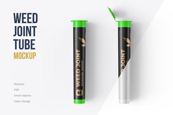 Download Weed Joint Pre Roll Plastic Tube