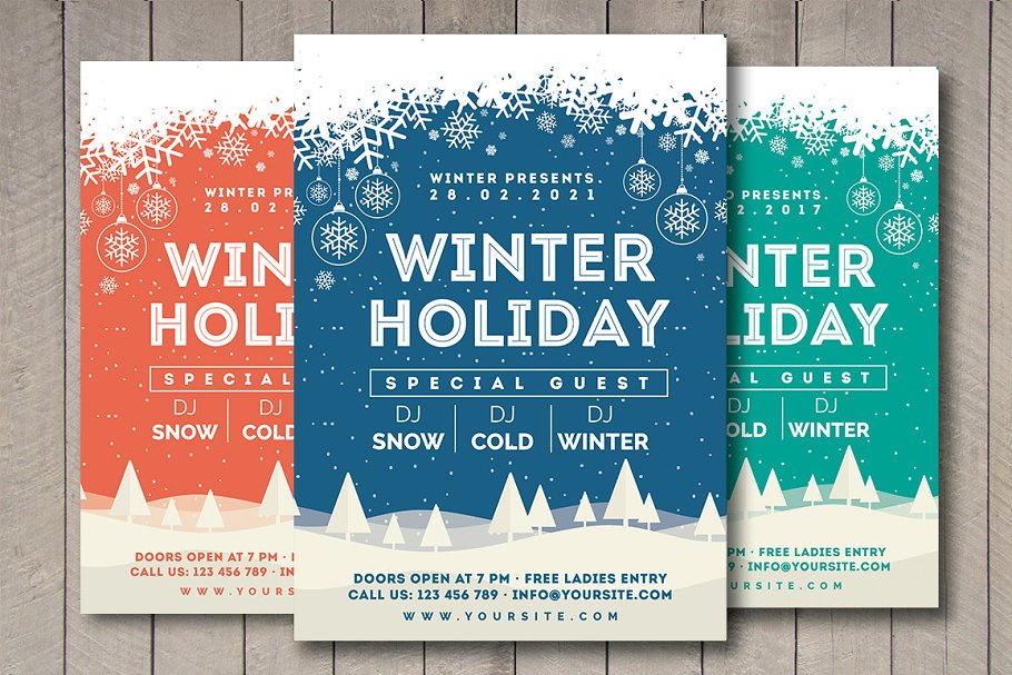 Download Winter Holiday Flyer