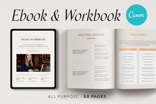 Download Canva Ebook & Workbook Template