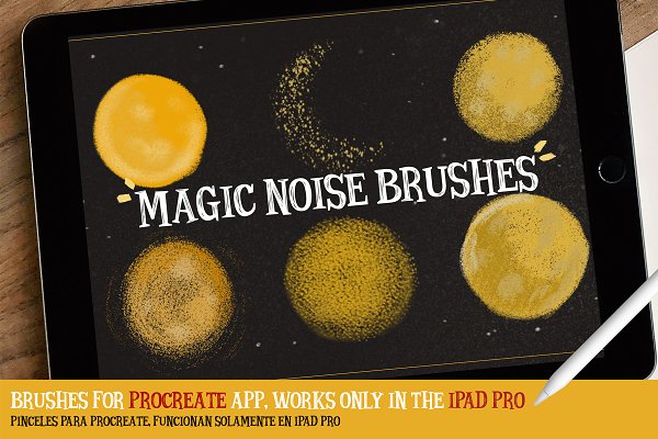 Download MAGIC NOISE BRUSHES for procreate