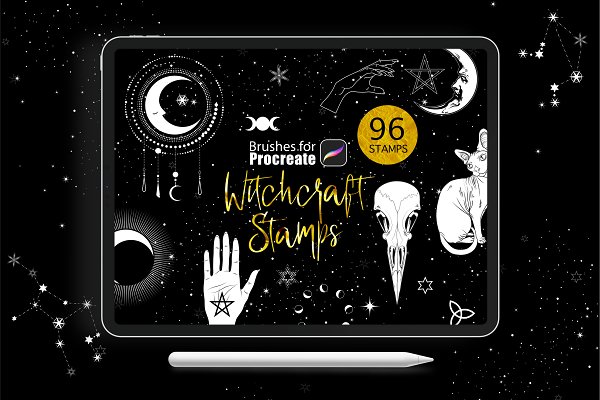 Download Procreate - Witchcraft Stamp
