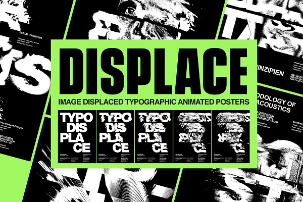 Download TYPO DISPLACE / ANIMATED TEMPLATES