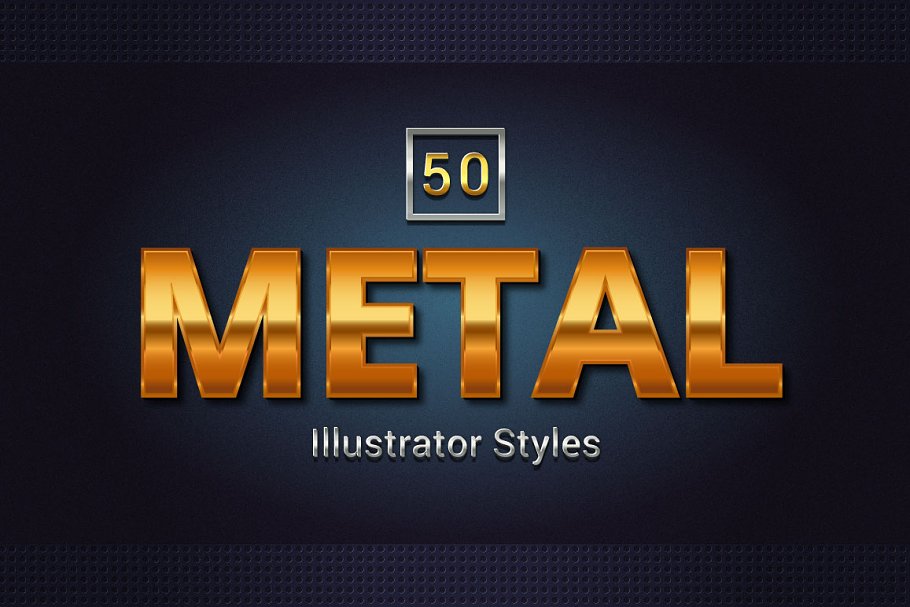 Download 50 Metal Illustrator Styles