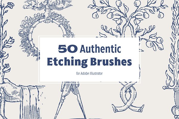 Download 50 Authentic Etching Brushes