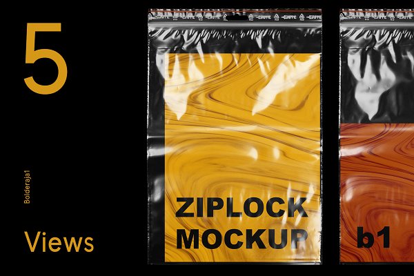 Download ZipLock Bag Mockup