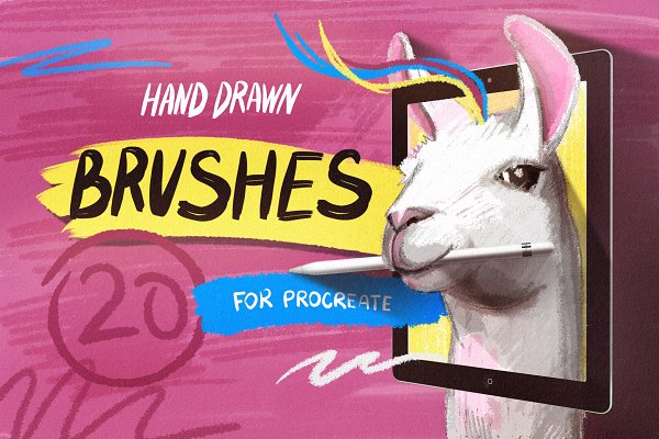 Download Hand Drawn Brushes for Procreate