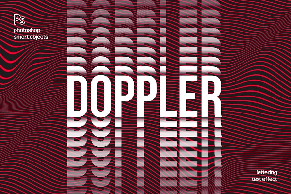 Download Doppler Distortion Text Effect