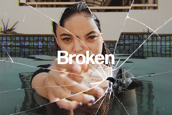 Download Broken Glass Photo Effect