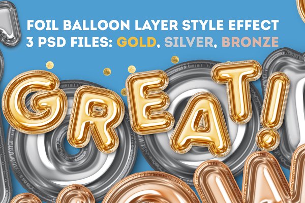 Download Foil Balloon Layer Style Effect