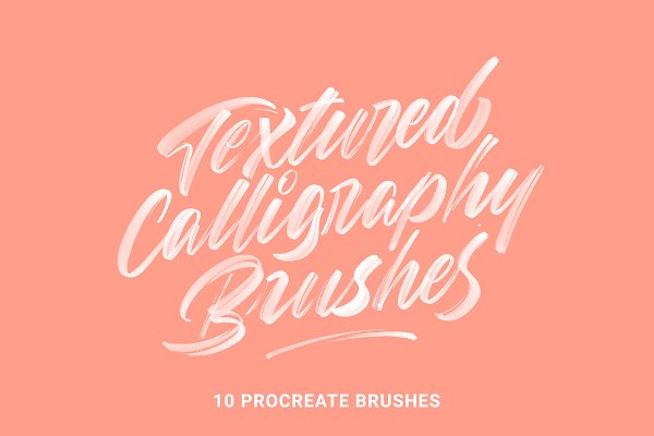 Download Textured Calligraphy Brushes