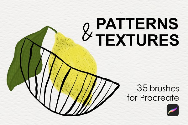 Download Patterns & textures brush Procreate