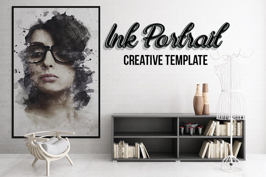Download Ink Portrait - Creative Template