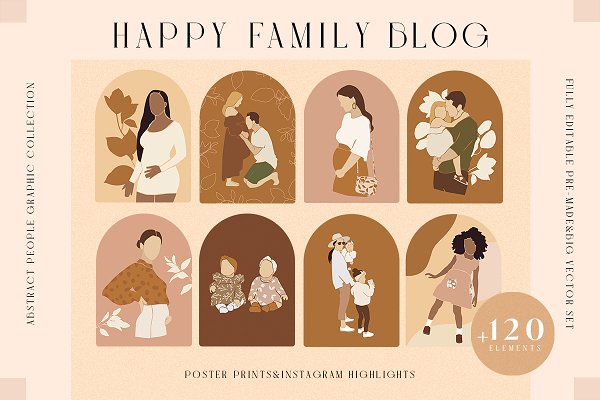 Download Abstract Family Mother Baby Kid Blog