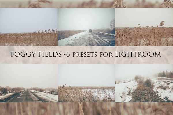Download Foggy fields- 6 presets for Lr