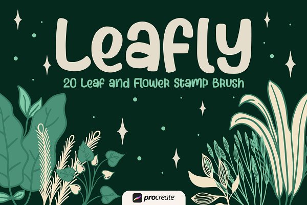 Download Leafly - Procreate Stamp Brush