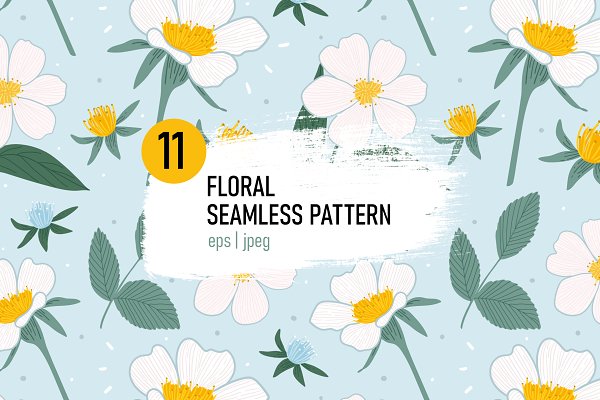 Download Floral seamless pattern
