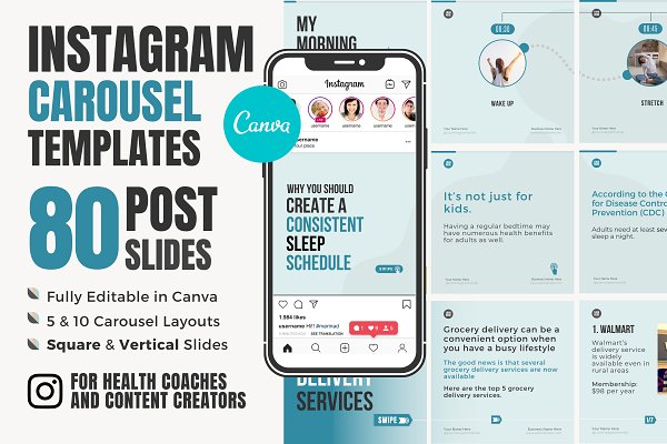 Download Instagram Carousel Templates Canva