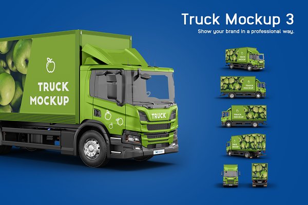 Download Truck Mockup 3