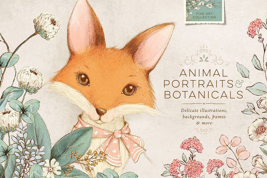 Download Animal Portraits & flowers
