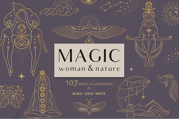 Download Magic woman & nature