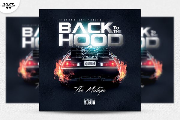 Download BACK TO THE FUTURE Cover Template