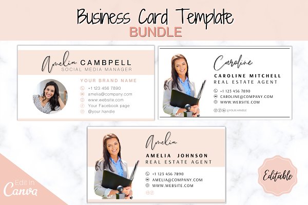 Download Business Card Template BUNDLE