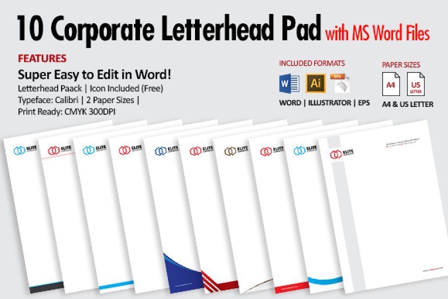 Download Letterhead MS Word DOCX