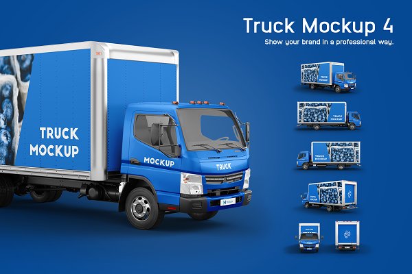Download Truck Mockup 4