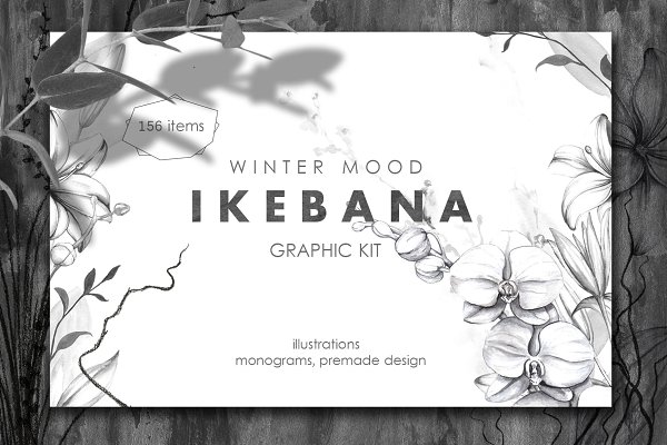 Download IKEBANA. Botanical Winter Kit.