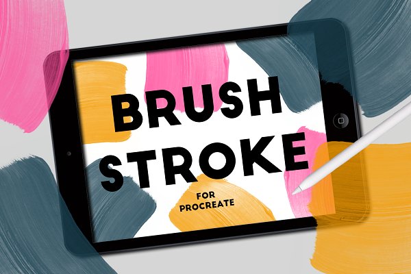 Download BRUSH STROKE STAMPS FOR PROCREATE
