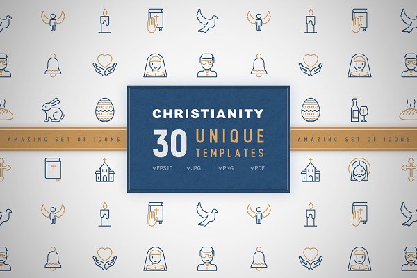 Download Christianity Icons Set | Concept