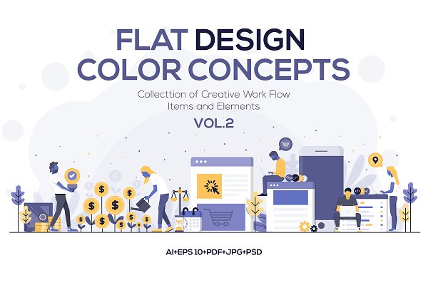 Download Modern Flat Design Business Concepts