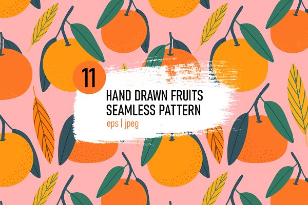 Download Fruits seamless pattern