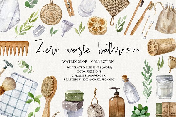 Download Zero waste bathroom kit