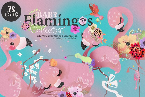 Download Baby Flamingo Collection