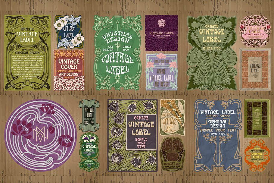 Download Covers Art Nouveau - sets