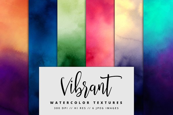 Download Vibrant Watercolor Textures