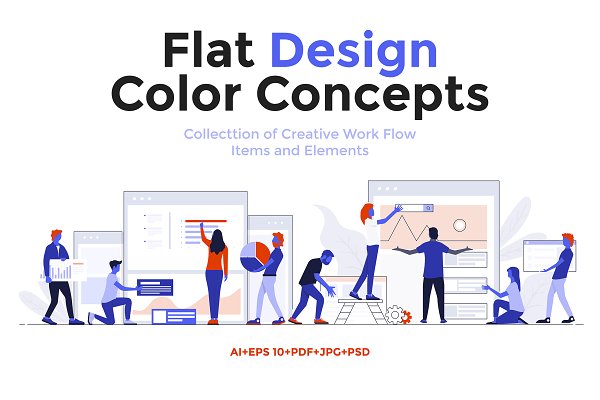Download Modern Flat design Business concepts