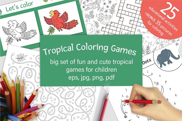 Download Tropical Coloring Games