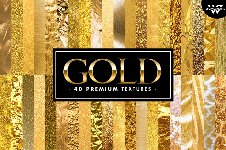 Download 40 Premium GOLD Textures