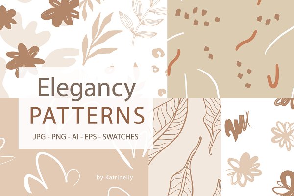 Download Elegancy - Vector Seamless Patterns