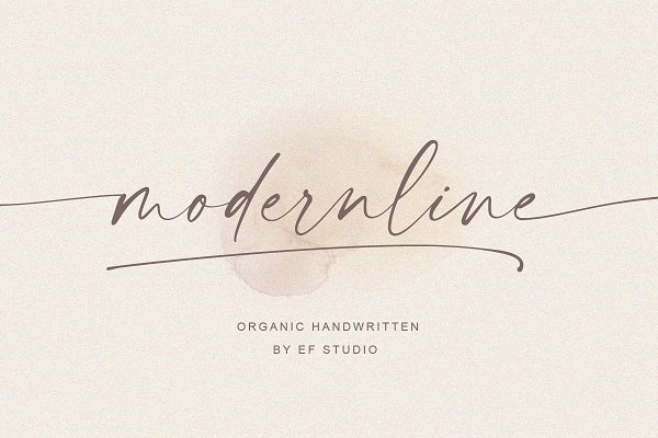 Download modernline | handwritten font