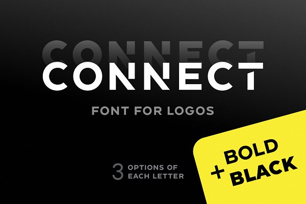 Download Connect Bold+Black - Font For Logos